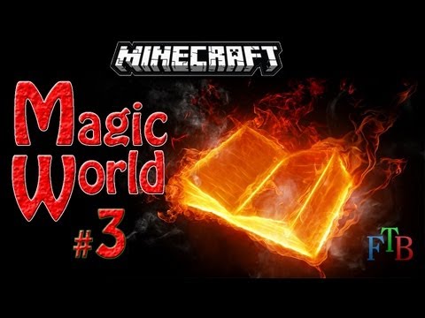Видео: Minecraft (Magic World) #3 Нежданный крипер