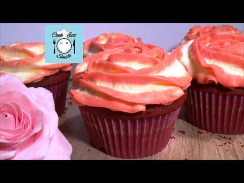 Видео: Тающие во рту капкейки «Красный бархат» в день святого Валентина
