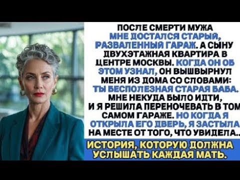 Видео: Муж оставил мне только старый гараж… Но то, что я там нашла, изменило мою жизнь!»