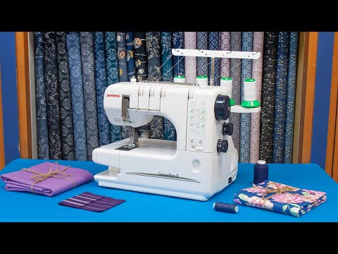 Видео: Janome CoverPro 2 - Обзор плоскошовной машины