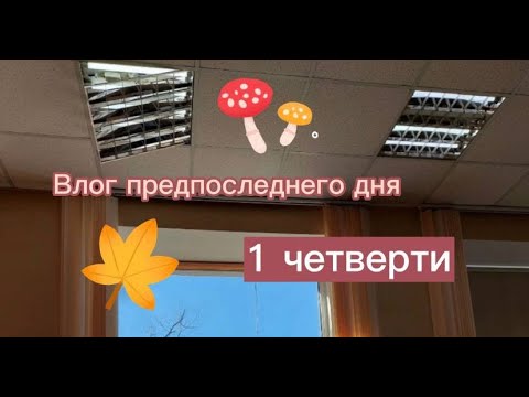 Видео: Влог предпоследнего дня 1 четверти🎀//Что мы делали на уроках?💖