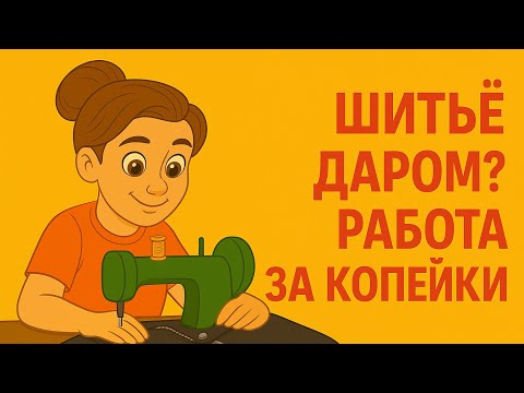 Видео: Шитьё даром? Почему труд швеи обесценен