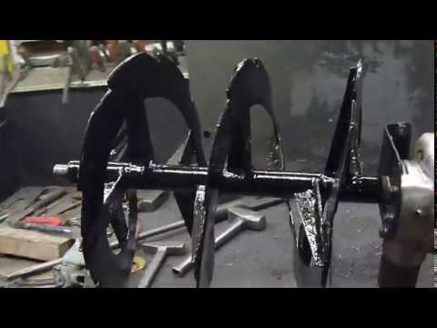 Видео: Изготовление шнека на шнекоротор .