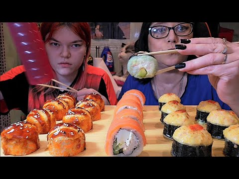 Видео: Мукбанг | Роллы ,Суши 🍣 | Обжор Асмр 