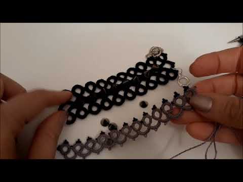 Видео: Мастер класс браслет фриволите. Фриволите иглой. Needle tatting bracelet. Occhi/ Frivolite