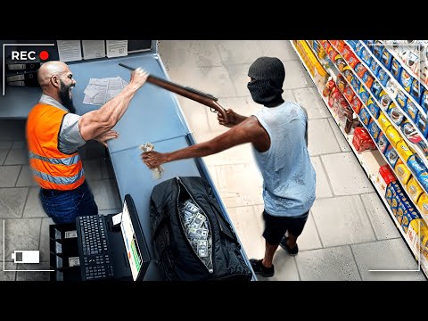 Видео: Когда воры грабят НЕ тех владельцев магазинов!
