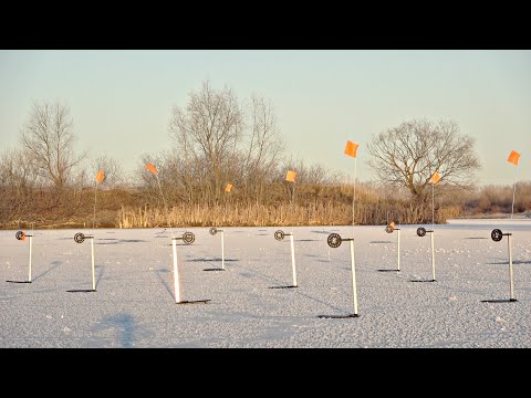 Видео: Безумие! ЩУКИ СОШЛИ С УМА! РАСТАВИЛ ЖЕРЛИЦЫ В ЭТОМ МЕСТЕ И ОФИГЕЛ! Рыбалка со льда 2022-2023.