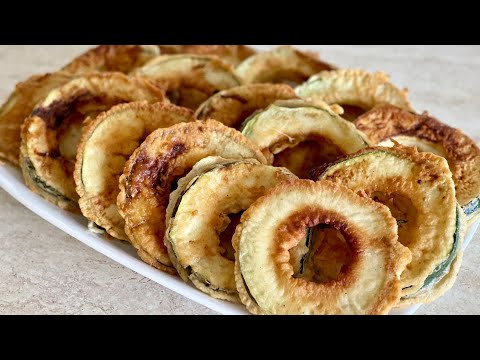 Видео: Панирани тиквички с бирена панировка и чеснов сос