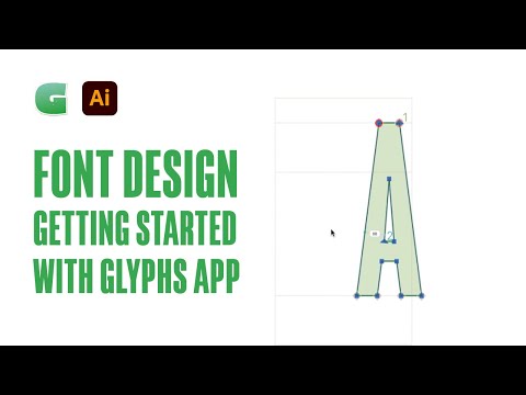 Видео: Учебное пособие по дизайну шрифтов — начало работы с приложением Glyphs и иллюстратором