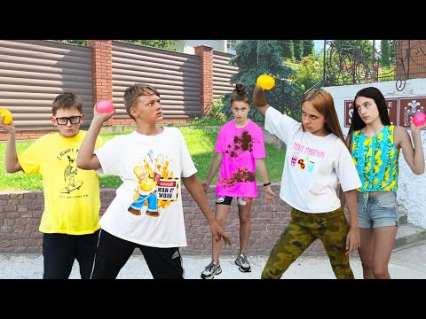 Видео: Старшеклассницы против Савы и Макса! Разборки в Лагере!