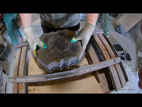 Видео: расформовка брусчатки.продолжение.