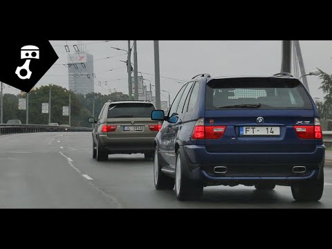 Видео: BMW X5 4.8is и 3.0d (E53) Тест-драйв; zhmuraTV