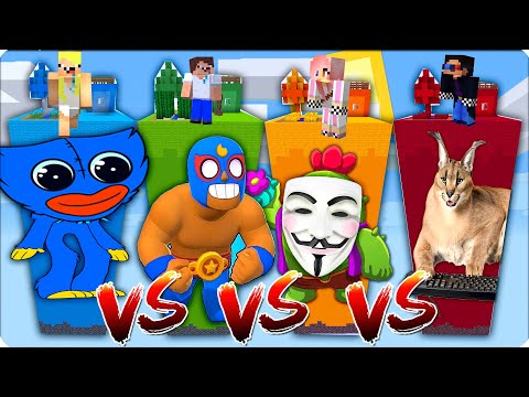 Видео: 😶ЧАНК ЭЛЬ ПАПА vs ШЛЁПА vs СПУЙК vs ХУГИ ВУГИ ПРОТИВ ШЕДИ ЛЕСКА НУБИК И БРОК В МАЙНКРАФТ MINECRAFT