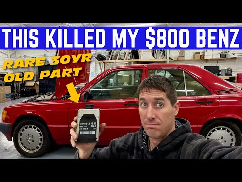 Видео: Мой Mercedes 190E за 800 долларов можно починить только с помощью редкой 30-летней детали