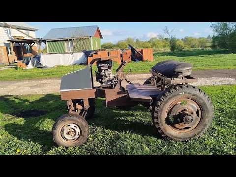 Видео: Самодельный трактор для дома