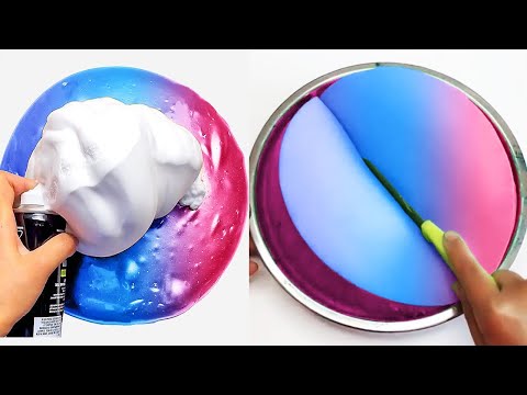 Видео: Удовлетворяющая слизь ASMR | Расслабляющее видео слизи # 402