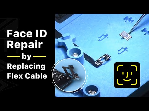 Видео: Ремонт проектора Face ID на iPhone (путем замены шлейфа)