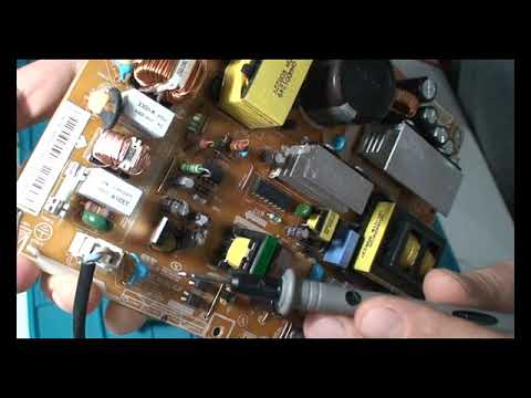 Видео: Телевизор samsung  le26a451c1 не включается.