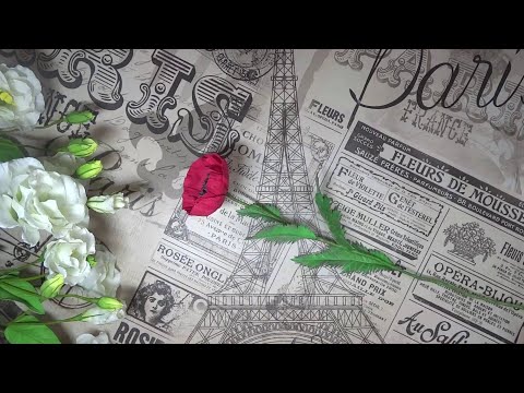 Видео: Цветок мака мастер класс (2 часть)