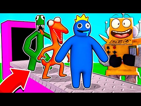 Видео: ПОСТРОИЛ ОГРОМНУЮ БАЗУ РАДУЖНЫХ ДРУЗЕЙ Rainbow Friends 2 Tycoon! НУБ И ПРО ВИДЕО ROBLOX