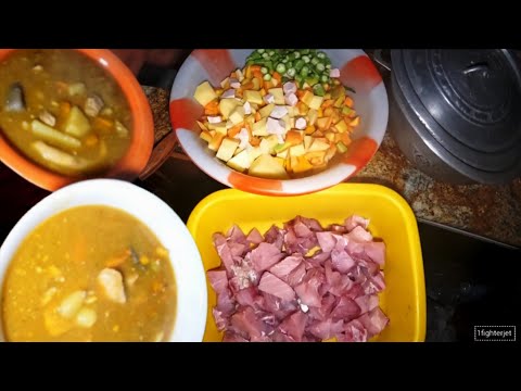 Видео: ВКУСНЫЙ СУП ИЗ МАРЛИНА ВО ВРЕМЯ УРАГАНА МЕЛЛИСА