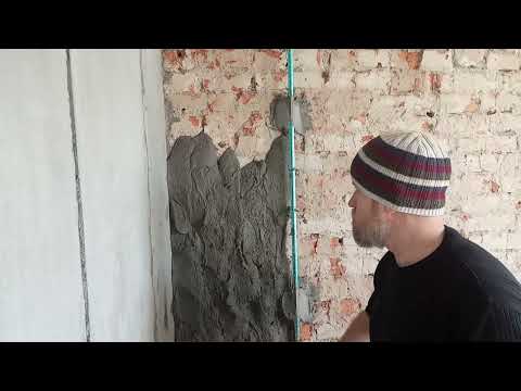 Видео: Штукатурка кухні, підготовка під плитку і підвіконня з граніту