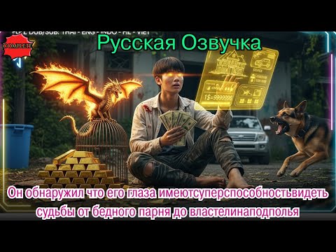 Видео: Он обнаружил что его глаза имеютсуперспособностьвидеть судьбы от бедного парня до властелинаподполья