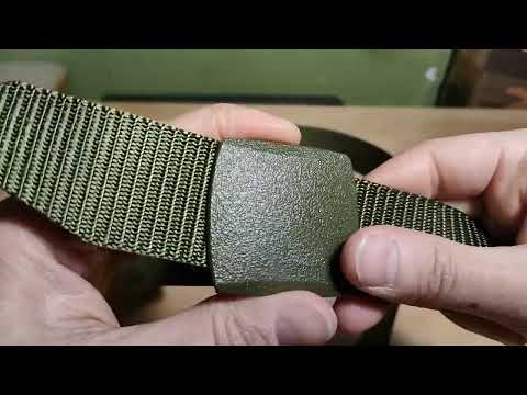 Видео: тактикульный ремень из стропы