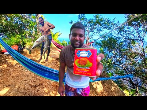Видео: Кемпинг с гамаком и прекрасным видом | подводная охота | кулинария