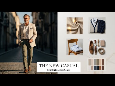 Видео: Новый повседневный стиль: как зрелым мужчинам одеваться комфортно, не выглядя неряшливо