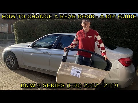 Видео: BMW 3 серии - F30 (2011-2019) Снятие и установка задней двери — практическое руководство