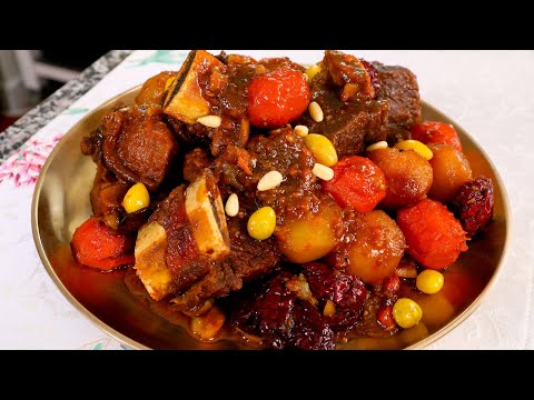Видео: Тушеные говяжьи ребрышки (кальби-ччим:갈비찜)