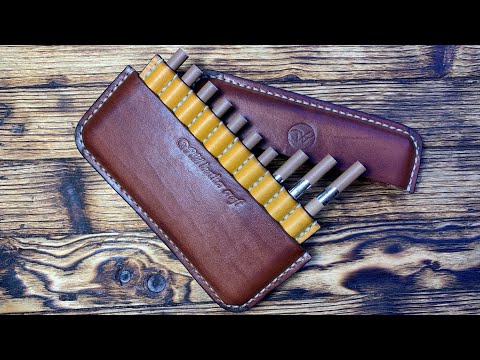 Видео: Портсигар/Cigarette case из кожи Краст от #wildleathercraft