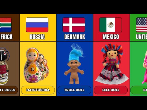 Видео: Куклы из разных стран