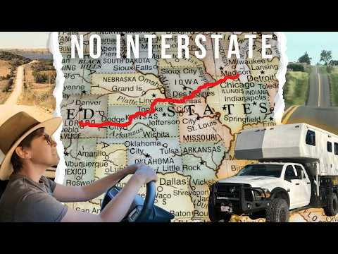 Видео: Долгий путь на запад — только в двух полосах через сердце Америки
