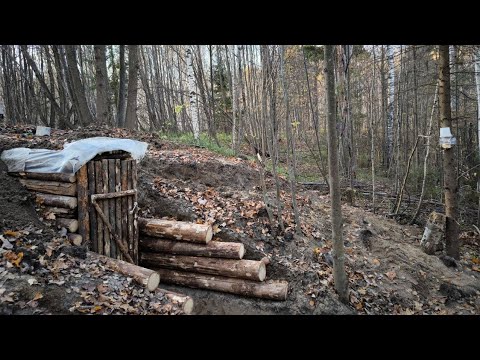 Видео: Замаскировал трубу ЗЕМЛЯНКИ, доработал кормушку для ПТИЦ