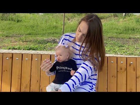 Видео: Vlog/Прогулка с куклой реборн🩵🦋/видео с куклой/Амиша гуляет💖🥰