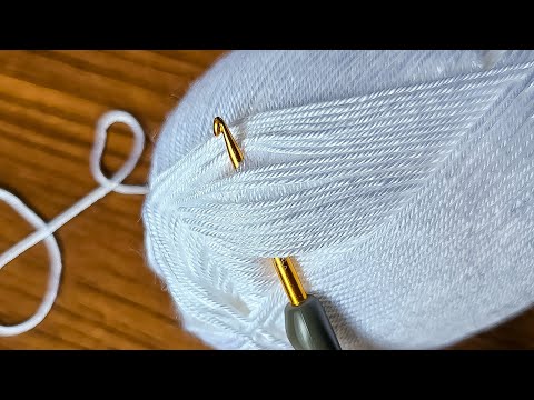 Видео: Этот простой стежок для вязания крючком подходит для всего. новое вязание крючком