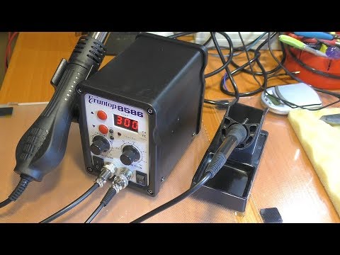 Видео: Обзор паяльной станции Eruntop 8586 спустя полгода эксплуатации