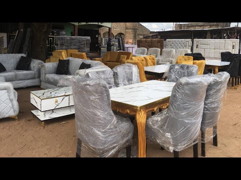 Видео: Цены на мебель в Бенин-Сити | Стулья, обеденные зоны, шкафы, кухонные шкафы и другое.