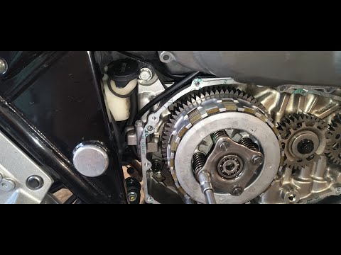 Видео: Ремонт корзини зчеплення Honda CB 500 частина 2
