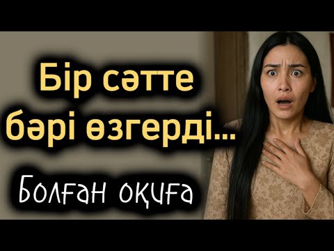 Видео: Бір сәтте бәрі өзгерді. Өзгеге ой салатын оқиға