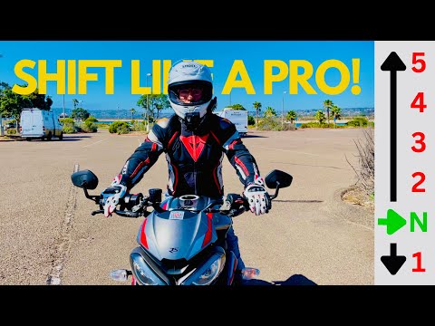 Видео: Как переключать передачи на мотоцикле (Как ездить на мотоцикле)