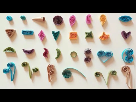 Видео: Основы бумажного квиллинга: формы и техники для начинающих