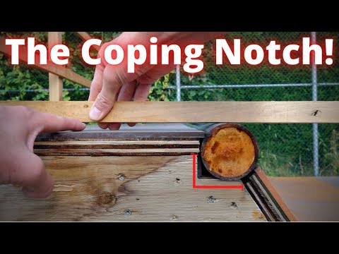 Видео: Строительство мини-пандуса (часть 3) Coping Notch!