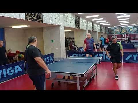 Видео: Ветераны 50+.1/2 финала. Андрианов - Гусев. 