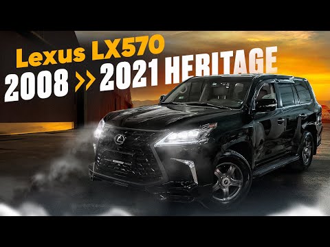 Видео: Lexus LX570 рестайлинг 2008 2021 Heritage