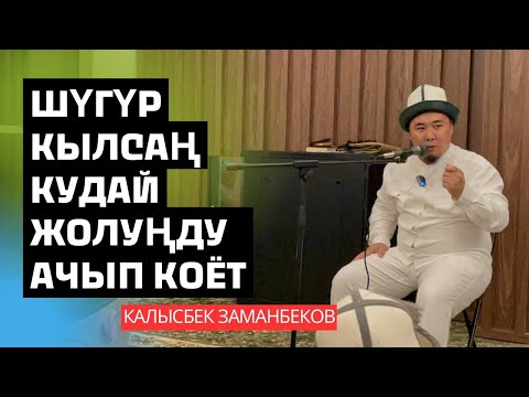 Видео: Калысбек Заманбеков: Шугур кылсаң Кудай жолуңду ачып коёт | лидер умра 2023