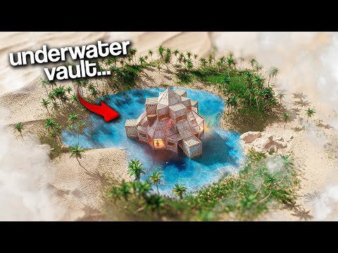 Видео: Жизнь в заброшенном оазисе-бункере в течение 24 часов в Rust...