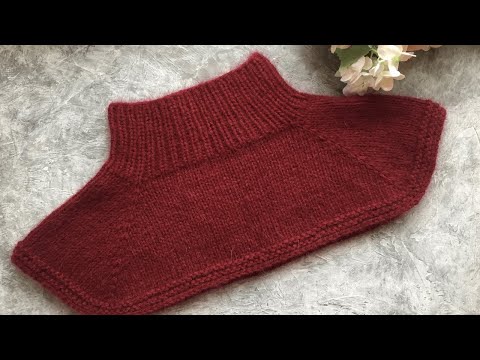 Видео: ОЧЕНЬ ПРОСТОЙ МАСТЕР-КЛАСС ! МАНИШКА СПИЦАМИ! СПРАВИТЬСЯ ДАЖЕ НОВИЧОК !